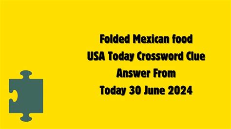 Sources Of Folded Street Food Crossword Clue