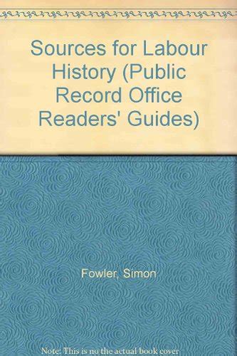 Sources for labour history public record office readers guide. - Valle y la ciudad de méxico en 1550.