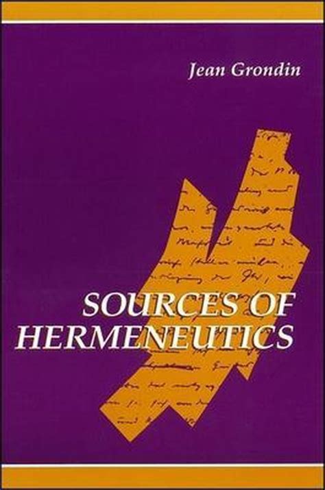 Sources of hermeneutics by jean grondin. - George washington socks study guide and questions.