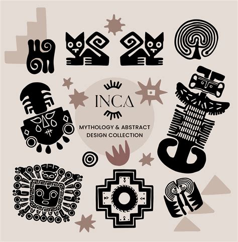 South America symbols - Inca symbols - Mapuche symbols