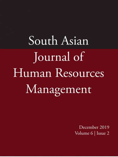 South Asian Journal of Human Resources Management