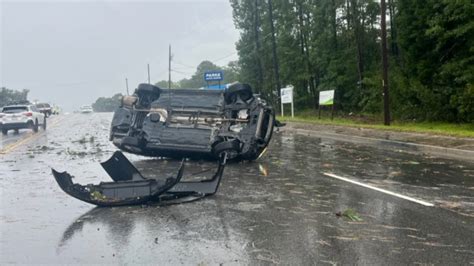 South Carolina woman recalls moment a tornado flipped her car during Idalia
