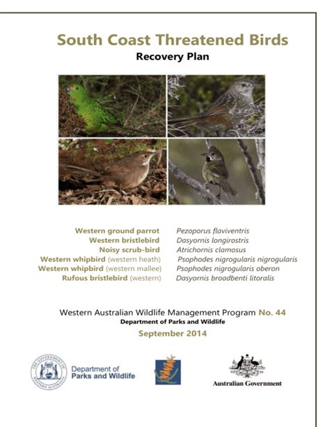 South Coast Threatened Birds Recovery Team