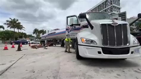 South Florida drivers finally see fuel supply relief as historic flooding recovery efforts continue