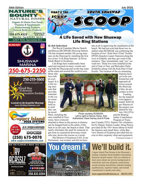 South Shuswap Scoop July 2024 by Shuswap Kicker - Issuu