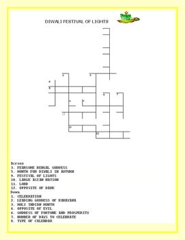 South asian festival of lights crossword clue. Find the latest crossword clues from New York Times Crosswords, LA Times Crosswords and many more. ... The Hindu festival of lights 3% 7 STROBES: Flashing lights 3% 13 INTERSECTIONS: Sights of some lights ... Chinese New Year treat Crossword Clue; Petty quibble Crossword Clue; Marcus Aurelius, for one Crossword … 