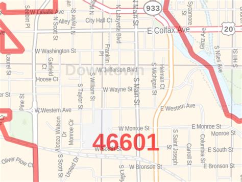 46616 is a United States ZIP Code located in South Bend Indiana. Portions of 46616 are also in Portage Township (Saint Joseph County) and Clay Township (Saint Joseph County). 46616 is entirely within Saint Joseph County. 46616 is within the Southbend-Elkhart Area. 46616 can be classified socioeconically as a Lower Middle Class class zipcode in .... 