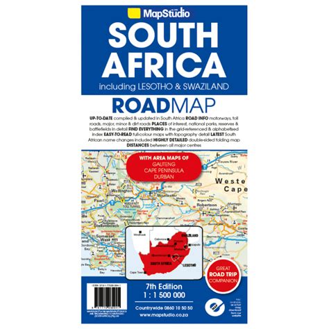 Read Online South Africa  Lesotho And Swaziland 115M Mapstudio By Map Studio