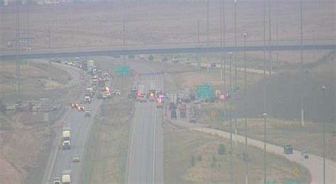Southbound E-470 reopens at Peña Blvd. hours after multi-vehicle crash