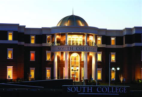 Southcollege. South College encourages its administration, faculty, and staff to invest their knowledge, experience, and expertise in community, professional, and institutional service. South College’s core values of excellence, responsibility, and integrity serve as the foundation for assessing the quality of institutional, school/departmental, and individual performance in achieving this mission. 