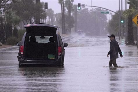 Southern California braces for more floods as tropical storm soaks region from coast to desert