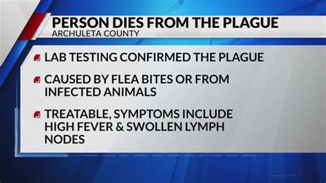 Southern Colorado death linked to the plague