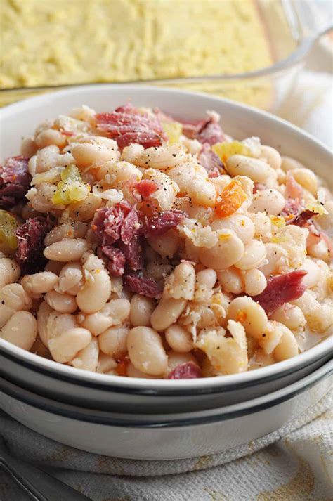 Southern Great Northern Beans (Crock Pot Version)