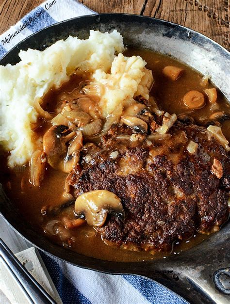 Southern Hamburger Steaks with Onion Mushroom …