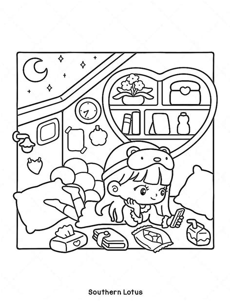 Southern Lotus Coloring Book
