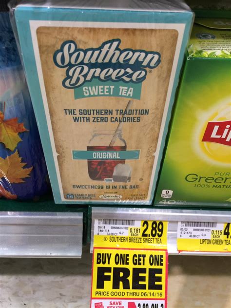 Southern breeze. Dec 31, 2016 · Each serving has zero calories so you can enjoy it on virtually any diet. This Southern Breeze tea comes in a 16-count package so you have enough to use over the course of several days or weeks. Each bag makes up to 2 quarts, which means you can brew up to 8 gallons from every box. This 4-oz box of Southern sweet tea is an American tradition ... 