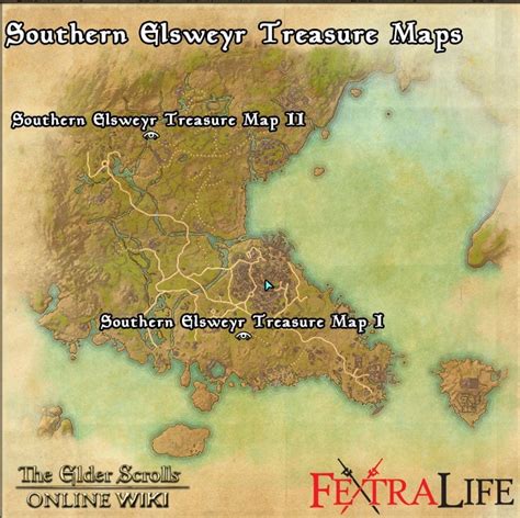 Southern elsweyr treasure map 2. Northern Elsweyr Treasure Map II - ESO. Northern Elsweyr Treasure Map II. Type Treasure Map. Northern Elsweyr Treasure Map II is a treasure map in the Elder … 