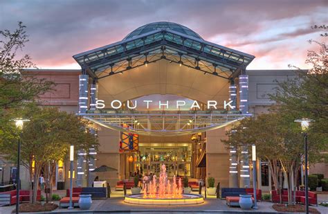 Southpark mall carnival. Among the 150+ stores, SouthPark features Gucci, Saint Laurent, Apple, Burberry, Lilly Pulitzer, Louis Vuitton, Neiman Marcus, Nordstrom, Tiffany & Co. and much more. SouthPark, a wonderful climate controlled indoor mall, has many exciting dining options from sit down restaurants such as Cheesecake Factory to grab and go choices such as Chipotle. 