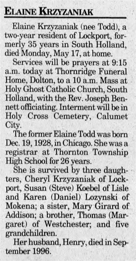 Southtown star obituaries. Things To Know About Southtown star obituaries. 