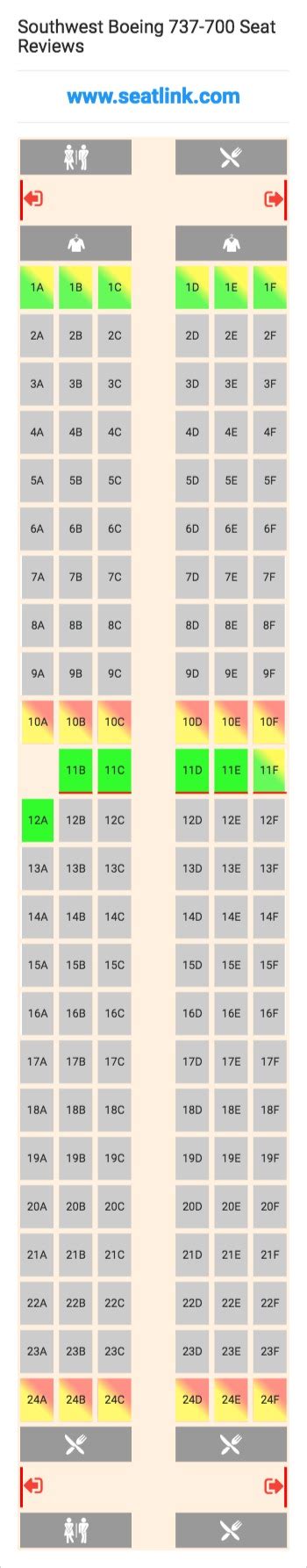 Yes. Detailed seat map WestJet Boeing B737 700. Find the best airpl
