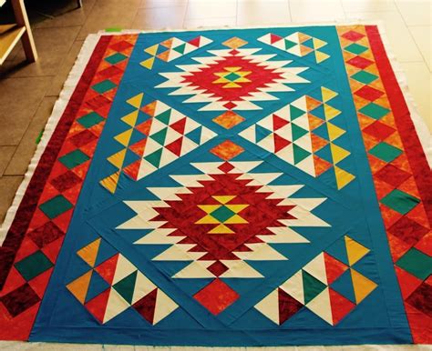 Southwest Style Throw 56 Native american quilt, Southwest quilts