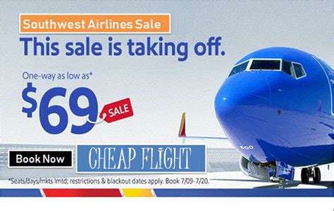 Southwest cheap fares. Find cheap flights and flight deals at Southwest Airlines. Learn about sale fares and sign up for emails to receive the latest news and promotions. FEATURED FLIGHT Wanna Get Away ® Sale Spring travel sale. One-way as low as* $49. * Restrictions, exclusions, and blackout dates apply. 21-day advance purchase required. Seats and days limited. 