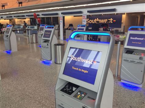 You can use one of Southwest's airport kiosks to self-check in for your flight from 3 hours to 30, 60, or 90 minutes before your flight's departure time, ....
