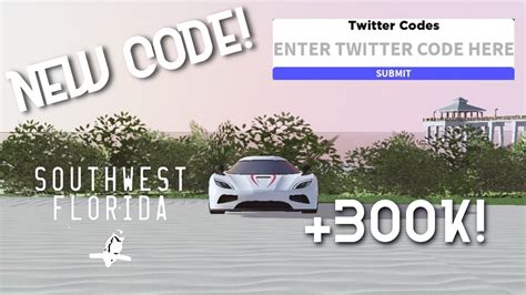 *NEW* ALL WORKING CODES FOR SOUTHWEST FLORIDA! ROBLOX SOUTHWEST FLORIDA CODES I redeemed all the southwest Florida codes!I hope you enjoyed this video if you.... 