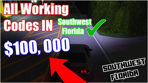 4 days ago · Get all thee freebies and drive off into the sunset with these Southwest Florida codes! There are currently no active Southwest Florida codes. Start Southwest Florida in Roblox. Tap on the Settings button on the left side of the screen. Type the code into the Enter Code text box. . 