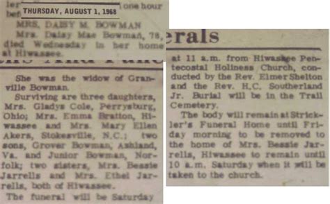 Southwest times obits. Obituaries. Search ... Herbert Leslie Nunn Herbert Leslie Nunn was born on December 30, 1921 to Roy and Effie Nunn in the small southwest Missouri town of Granby. 