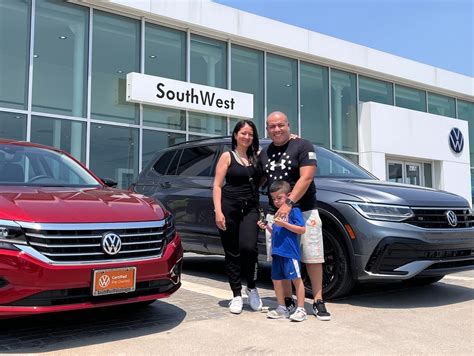 Southwest volkswagen. At SouthWest Volkswagen we're committed to helping you get the perfect vehicle, even if that means test driving every model on the lot. Read about the 2023 atlascrosssport and see avaialble inventory, then call 877-365-2750 to schedule your VW test drive. 