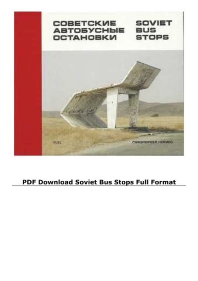 Soviet Bus Stops 2 (PDF)