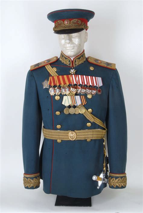 Soviet general uniform ww2.  There was a parade uniform, everyday uniform and ...