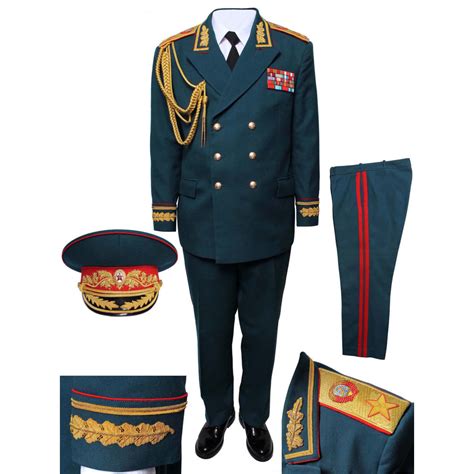 Soviet uniform color.  Marshal of the Soviet Union parade uniform.  Padded winter jackets...