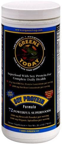 Soy Protein Formula by Greens Today, Superfood with Soy Protein …