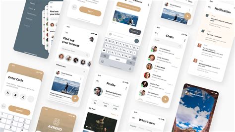 Soziety Social Network iOS App Design Figma Template Free Download