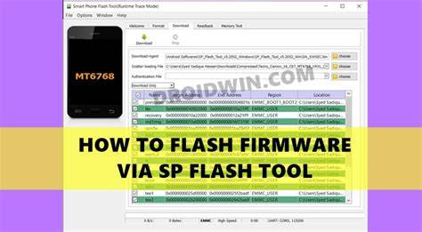 Sp flash tool.  You can download the latest version of Flash Tool, firmware ...