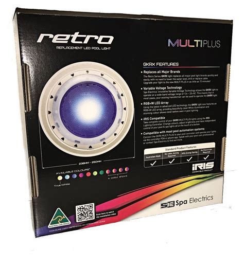 Spa Electrics Retro Multi Plus Pool Light - Direct Pool Supplies