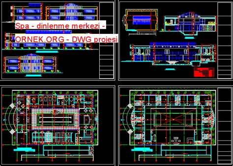 Spa Merkezi Projesi (dwg).