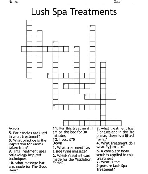 Spa offering crossword clue. Crossword puzzles have been a popular pastime for decades, and with the rise of digital platforms, solving them has become more accessible than ever. One popular option is the Boatload Daily Crossword, which offers a new puzzle every day. 