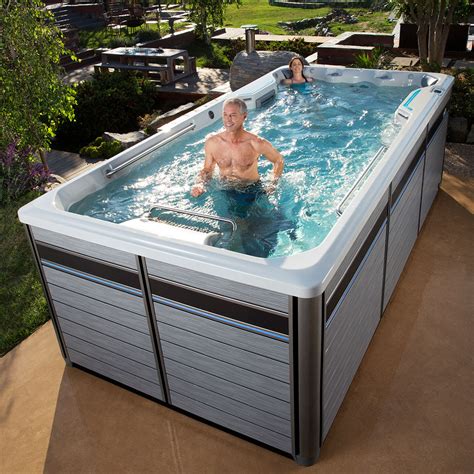 Spa swimmer. With proprietary hydromassage technology and an eye for contemporary design, Bullfrog Spas is revolutionizing the concept of the portable hot tub and providing a relaxation experience unlike any other. Discover the award winning spa of the future today. When you combine spas and swim pools, you get swim spas. 