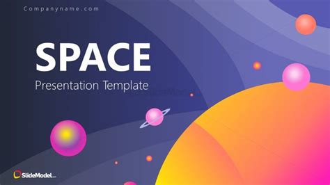 Space Background PowerPoint Template SlideModel