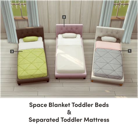 Space Blanket Toddler Beds - Build / Buy - The Sims 4 - CurseForge