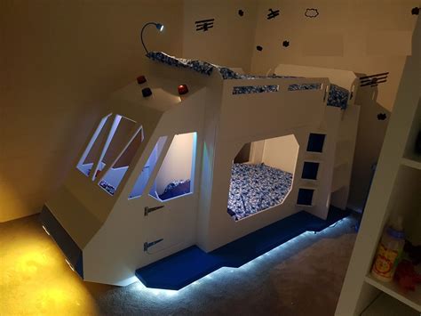 Space Shuttle Theme Bunk Bed - Sweet Retreat Kids