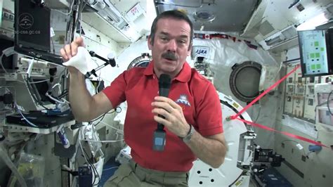 Space Station spills Chris Hadfield