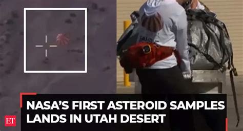 Space capsule carrying NASA’s first asteroid samples lands in Utah desert