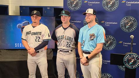 Space cowboys baseball. The team on Saturday introduced its new mascot, Orion, and revealed its new jerseys. The Space Cowboys say the team's trusty sidekick is a cosmic space dog of the species "Canis Cosmicus ... 