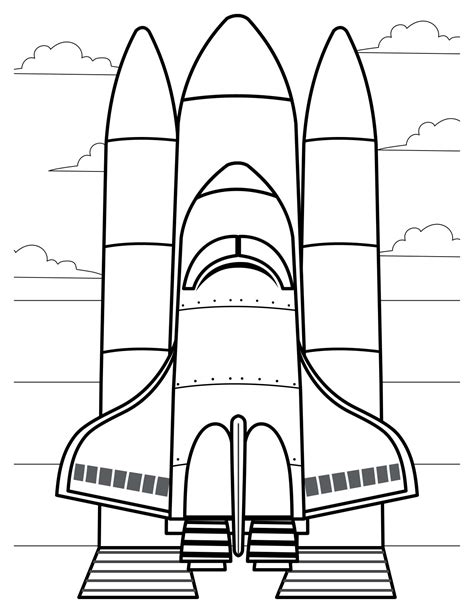 Spacecraft Coloring Pages
