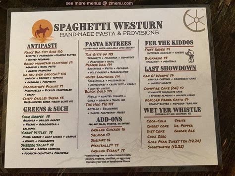 Book now at Spaghetti Westurn in Greenville, SC. Explore m