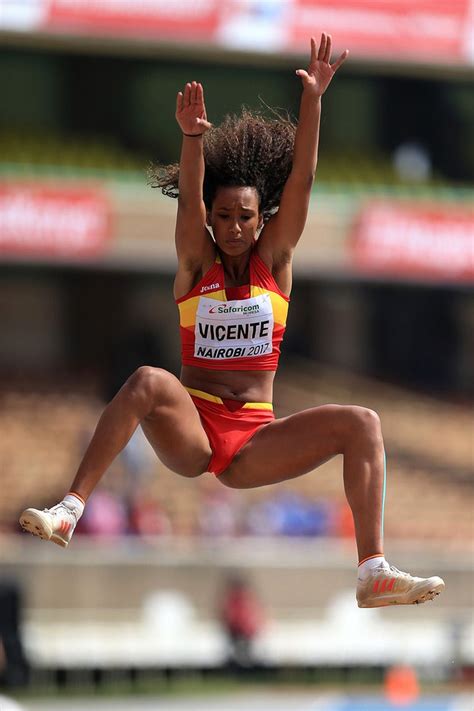 Spain female long jumper. (230821) -- BUDAPEST, Aug. 21, 2023 -- Fatima Diame of Spain competes during the Women s Long Jump Final of the World Athletics Championships Budapest 2023 in Budapest, Hungary, Aug. 20, 2023. ) (SP)HUNGARY-BUDAPEST-ATHLETICS-WORLD CHAMPIONSHIPS-DAY 2 LixMing PUBLICATIONxNOTxINxCHN . 29 $ 